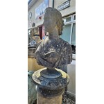 Lady Bust On Plinth SOLD
